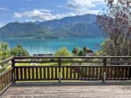 Ferienhaus mit Panoramablick und privatem Seezugang am Attersee - Ferienhaus mit Badeplatz und traumhaftem Atterseeblick