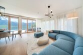 Panoramablick über den Wolfgangsee, privater Seezugang mit Steganlage - Panoramablick über den Wolfgangsee, private Seezugang mit Steganlage