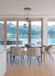 Panoramablick über den Wolfgangsee, privater Seezugang mit Steganlage - Panoramablick über den Wolfgangsee, private Seezugang mit Steganlage