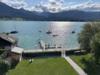 Panoramablick über den Wolfgangsee, privater Seezugang mit Steganlage - Panoramablick über den Wolfgangsee, private Seezugang mit Steganlage